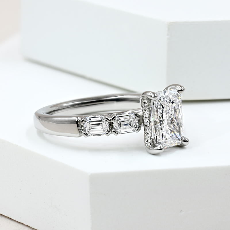Platinum Nuero 2ct Radiant Ring